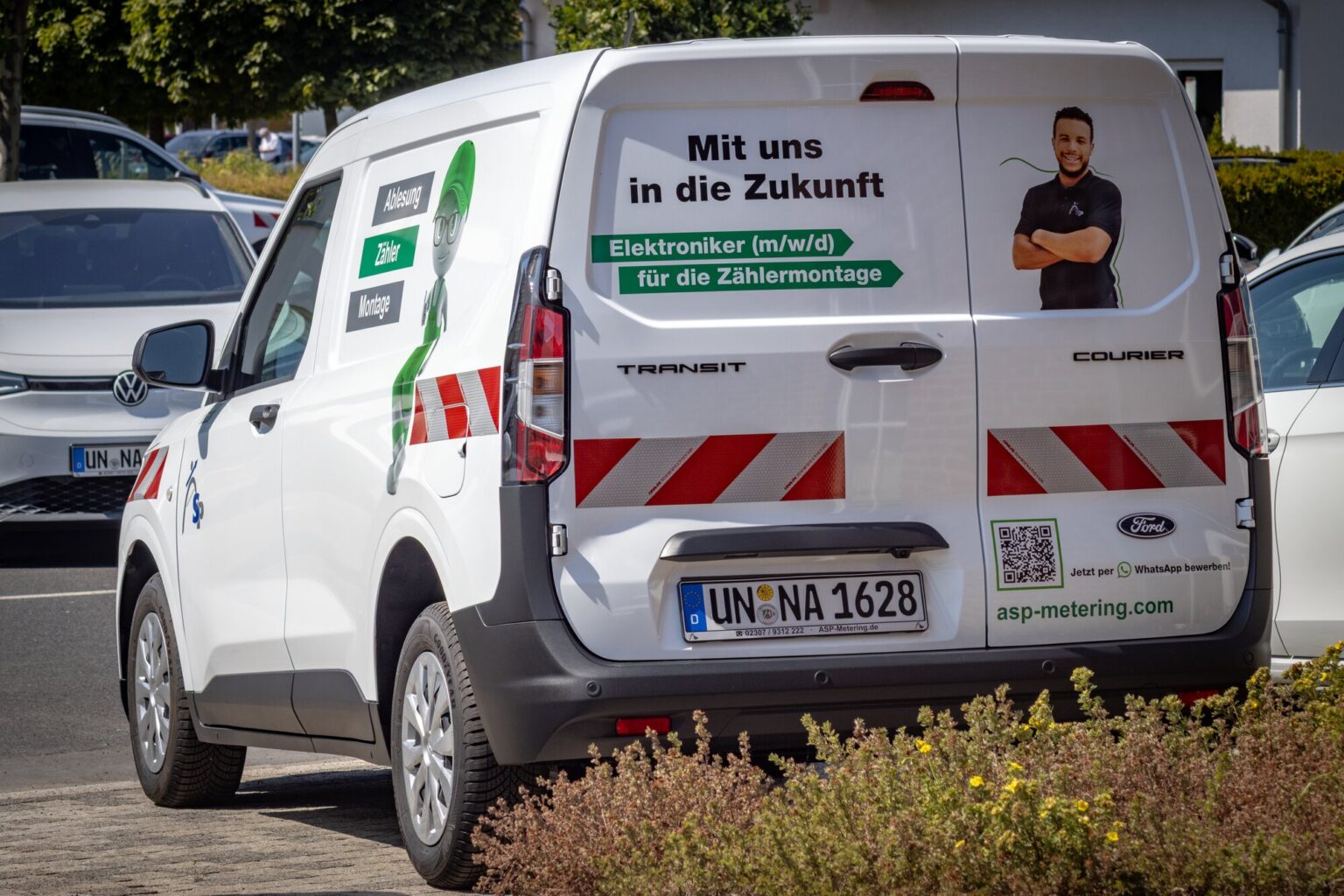ASP Servicefahrzeug von hinten