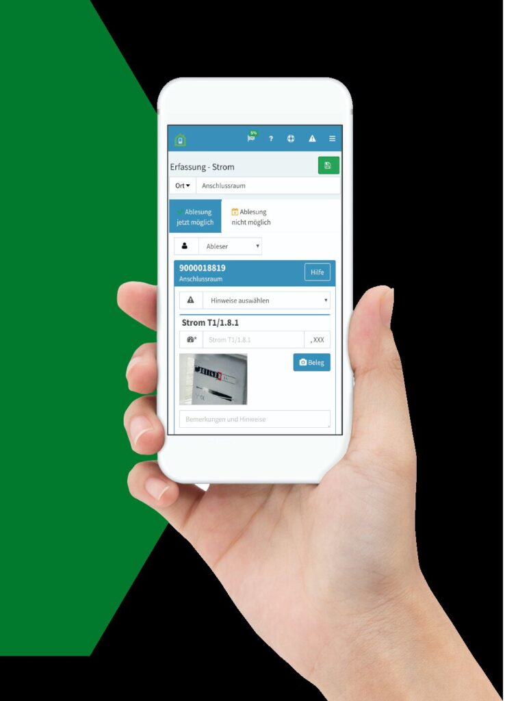 ASP Feld-App auf dem Smartphone