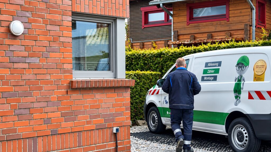 Techniker am ASP Servicefahrzeug